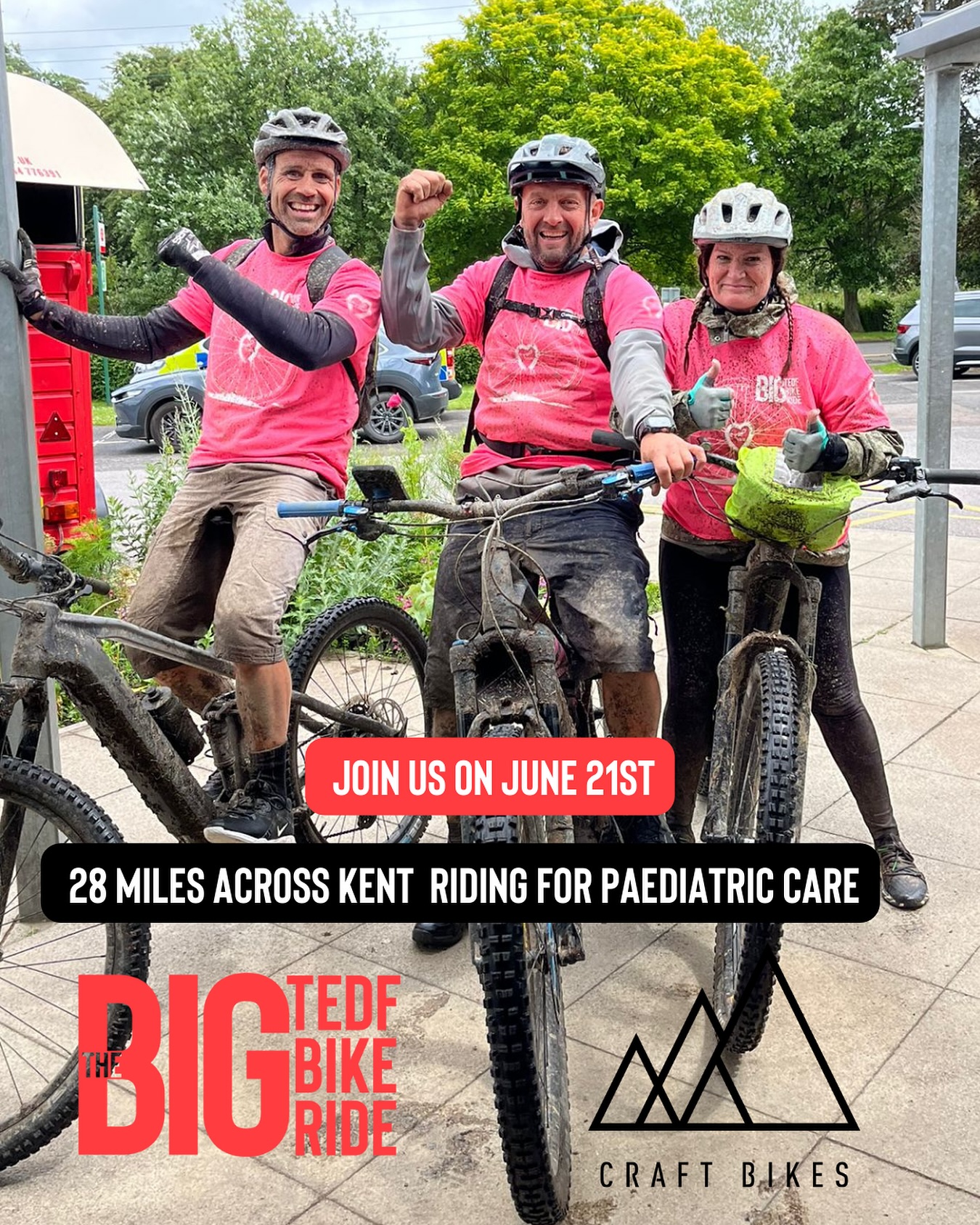 Counting down to the Big Bike Ride for @theeviedovefoundation
You can sponsor us at: https://theeviedovefoundation.org/campaign/the-foundry-clinic/