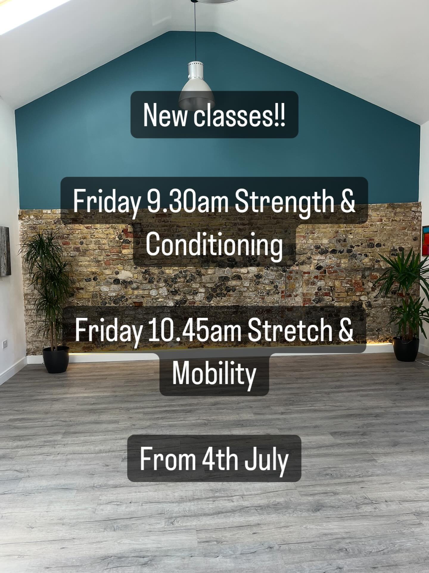 Excited to be adding a couple of new classes from 4th July! Come and join us!