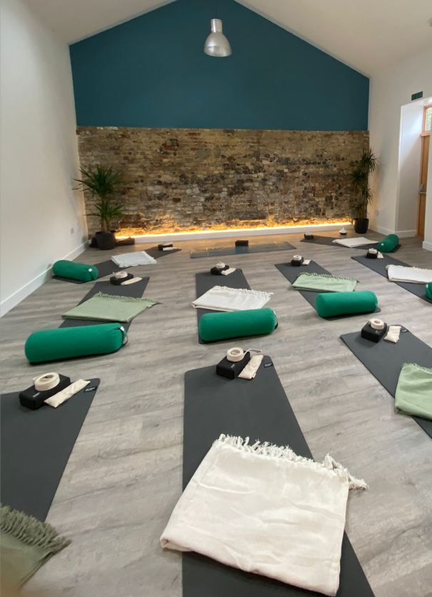 Yoga classes in our dedicated body work studio